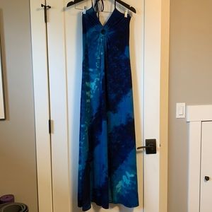Blue maxi dress